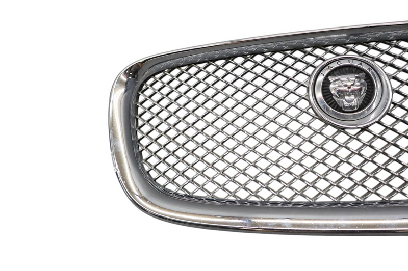 Load image into Gallery viewer, 10-15 Jaguar X351 XJ Front Bumper Grill Grille Chrome W/ Logo AW938B271BA Oem
