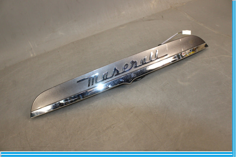 Load image into Gallery viewer, 14-17 Maserati Ghibli Trunk Deck Lid License Light Lamp Molding Cover Oem
