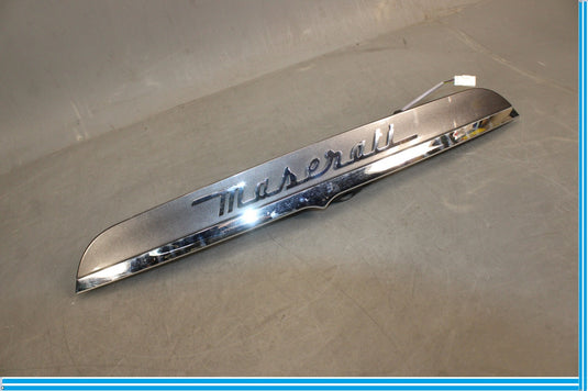 14-17 Maserati Ghibli Trunk Deck Lid License Light Lamp Molding Cover Oem