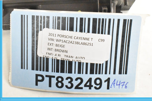 11-18 Porsche Cayenne Front Right Door Panel Switch Trim 7P5857858 Oem