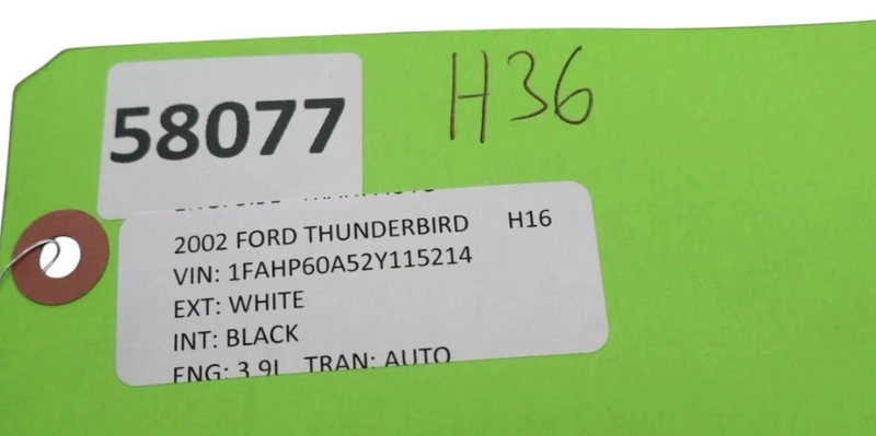 Load image into Gallery viewer, 02-05 Ford Thunderbird Front Left Driver Side Seat Head Rest Black GNA5150GA Oem
