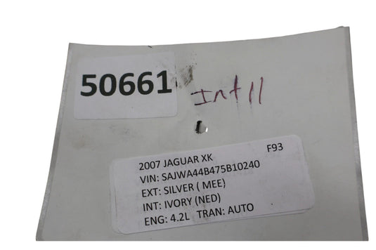 07-09 Jaguar XKR XK Air Intake Cleaner Filter Box 6W839C662AB OEM