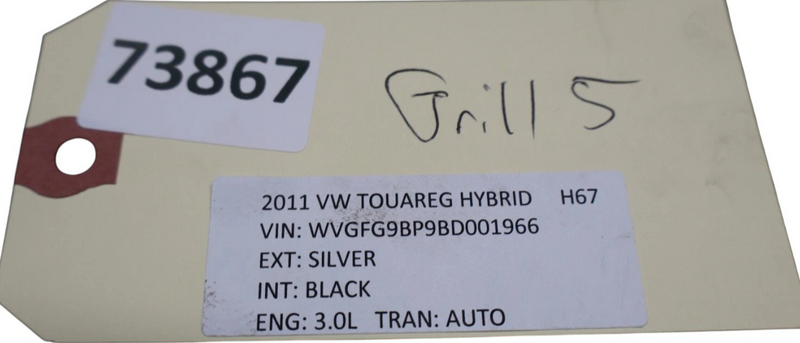 Load image into Gallery viewer, 11-14 Volkswagen Touareg Front Bumper Upper Radiator Grill Grille W/ Emblem Oem
