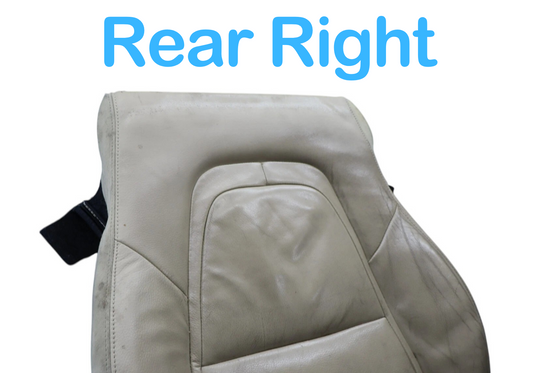 12-15 Jaguar X250 XF Front Left Driver Side Lower Bottom Seat Cushion Ivory Oem