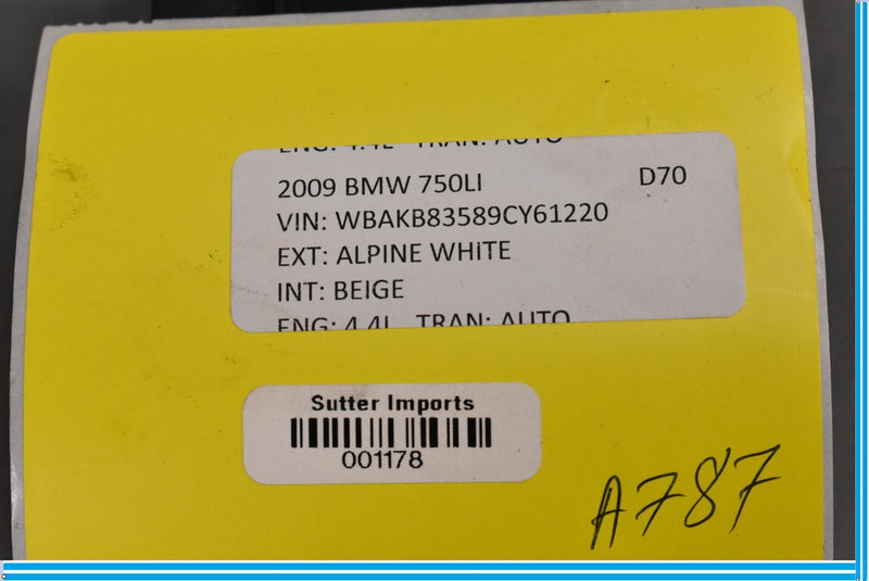 Load image into Gallery viewer, 09-12 BMW 750i 750Li F01 F02 Tire Pressure Trigger Sensor Module Oem
