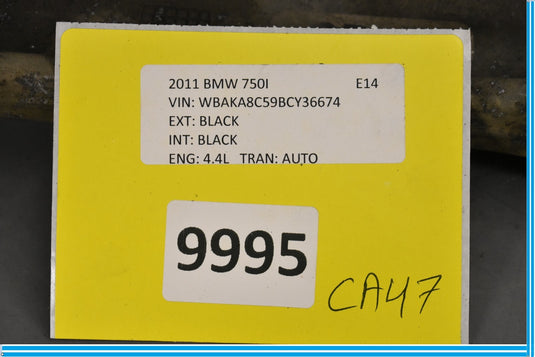 09-12 BMW 750i 750Li Front Right Passenger Side Lower Control Arm Oem