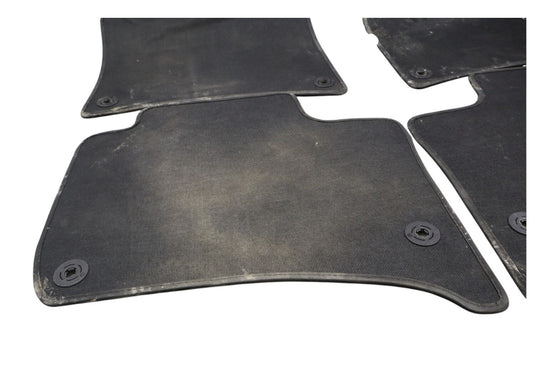 11-18 Porsche Cayenne Front & Rear Floor Mat Carpet Cover Set of 4 Oem