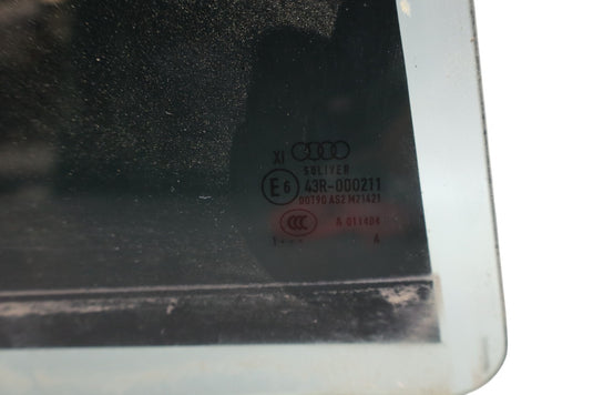 11-18 Audi A8 A8L Quattro Rear Right Passenger Side Door Window Auto Glass Oem