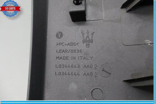 14-20 Maserati Ghibli Front Left Driver Side Seat Lower Trim Cover Panel Oem