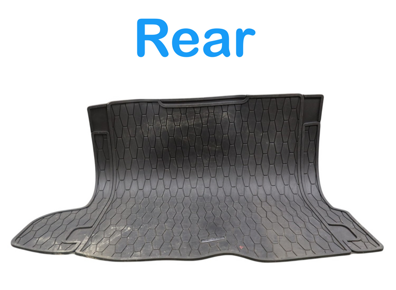 Load image into Gallery viewer, 17-20 Jaguar F-Pace Rear Luggage Trunk Carpet Floor Mat Rubber HK8M454A14A Oem
