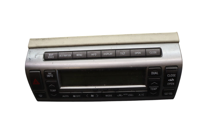 02-08 LEXUS SC430 HVAC AC Heater Temperature Climate Control Unit Digital Oem