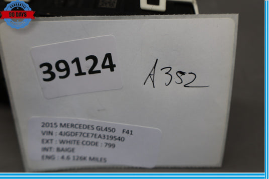 13-15 Mercedes X166 GL450 GL550 Rear Left Side Door Lock Latch Actuator Oem