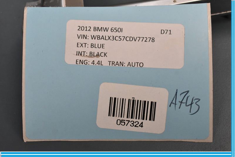 Load image into Gallery viewer, 12-18 BMW F12 F13 640i 650i Center Console Parking Brake Switch Trim OEM
