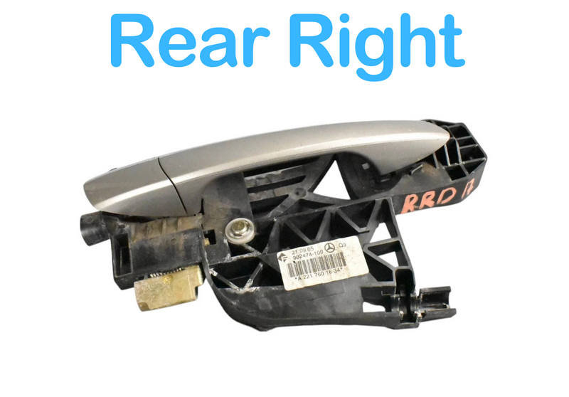 Load image into Gallery viewer, 07-13 Mercedes S550 S600 W221 Rear Right Passenger Exterior Door Handle Oem
