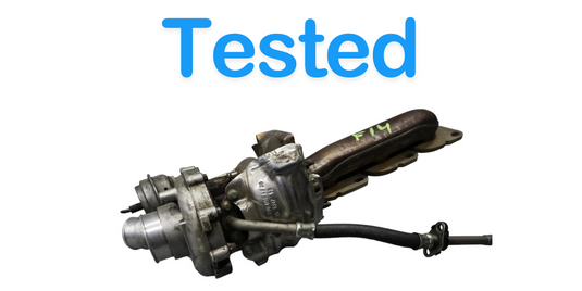 11-20 Mercedes GL550 M278 Left Side Turbocharger Turbo Charger Manifold Oem