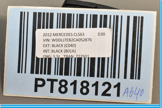12-18 Mercedes CLS550 CLS63 AMG W218 Front Right Lock Unlock Switch Oem