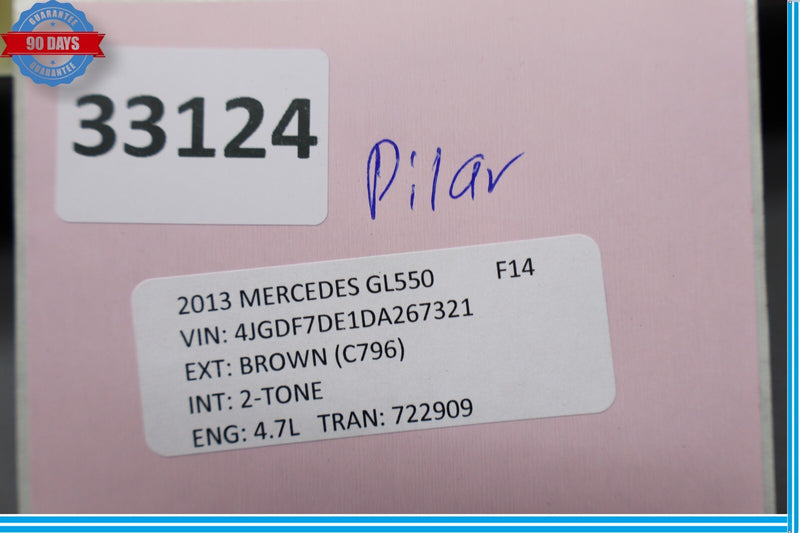 Load image into Gallery viewer, 13-19 Mercedes GL550 X166 Right Side Windshield A Pillar Trim Cover Panel Oem
