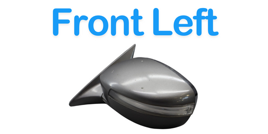 11-16 Hyundai Equus Front Left Driver Side Door Rear View Mirror 876203N650 Oem