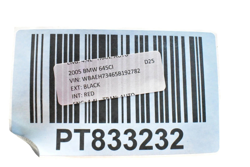 Load image into Gallery viewer, 04-07 BMW 645Ci 650i E63 E64 Rear Bumper Cover W/ PDC Black 51127078441 Oem
