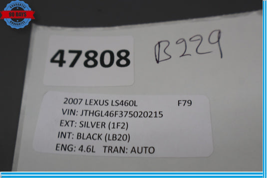 07-12 Lexus LS460 LS460L Emergency Trunk Release Handle Lever 69277-30190 Oem