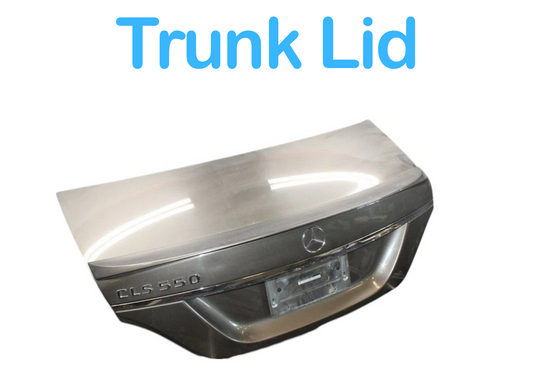 12-18 Mercedes-Benz CLS550 CLS400 Trunk Lid Panel Assembly Metallic Gray Oem
