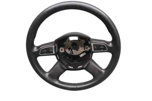 07-11 Audi Q7 4L Steering Wheel 4 Four Spoke Leather 4E0419091 Oem