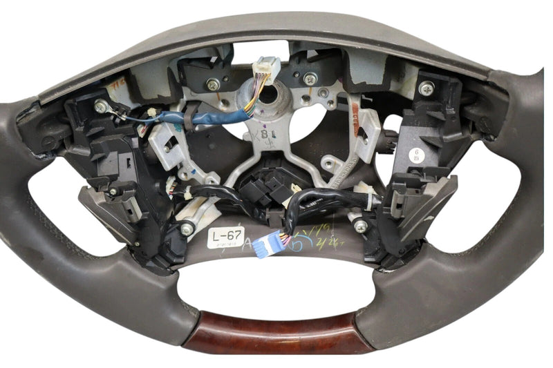 Load image into Gallery viewer, 07-12 Lexus LS460 LS460L Steering Wheel Leather W/ Wood Trim 4510050240C0 OEM
