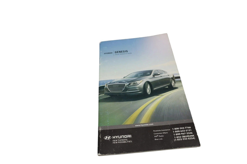 Load image into Gallery viewer, 2015 Hyundai Genesis User Owner Manual Guide Book W/ Case Black Oem

