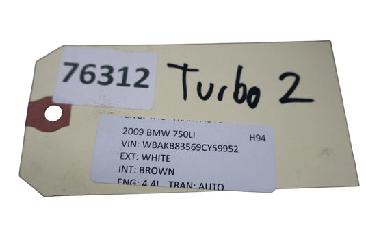 09-12 BMW 750i 750Li F01 F02 Left Driver Side Turbocharger Turbo 769155 Oem