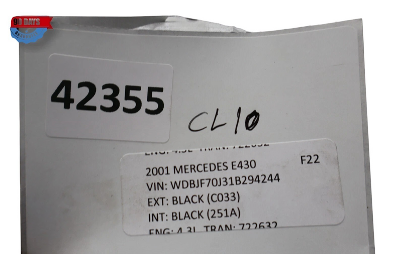 Load image into Gallery viewer, 00-03 Mercedes E320 E430 Front Left Side Lower Bottom Seat Cushion Brown Oem
