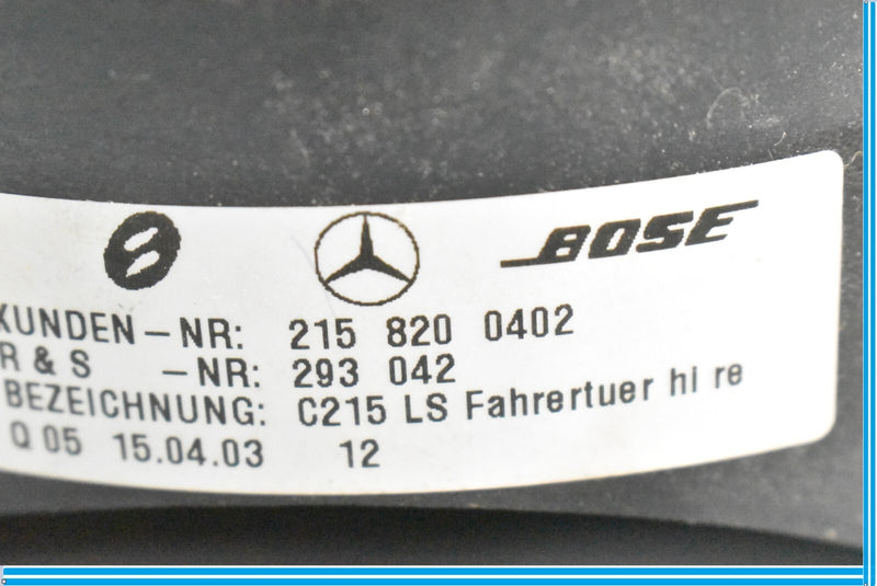 Load image into Gallery viewer, 00-06 Mercedes CL500 CL600 W215 Front Right Passenger Door Sound Speaker Oem
