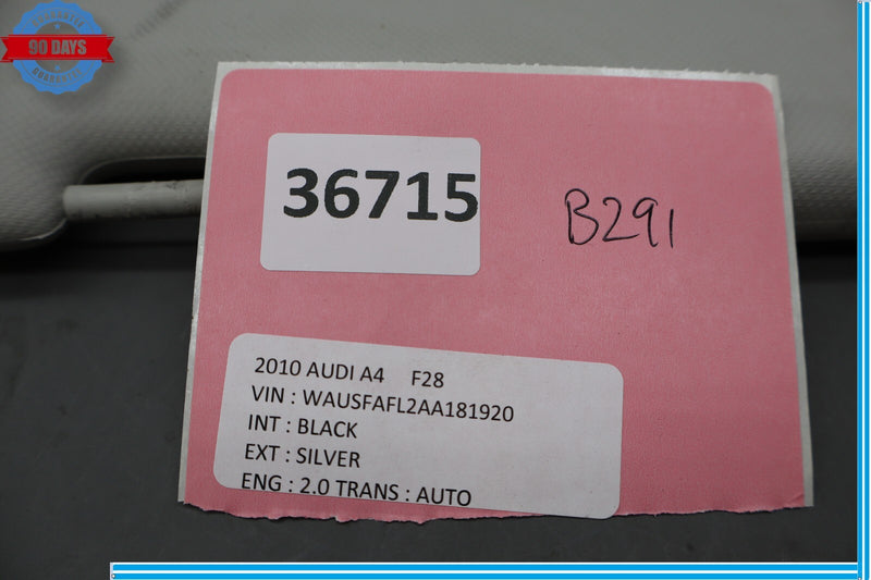 Load image into Gallery viewer, 09-12 Audi A4 Quattro Front Right Passenger Side Sun Visor Sunvisor Oem
