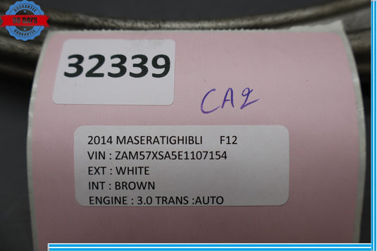 14-19 Maserati Ghibli Left Side Upper Suspension Control Arm Tension Bar Oem