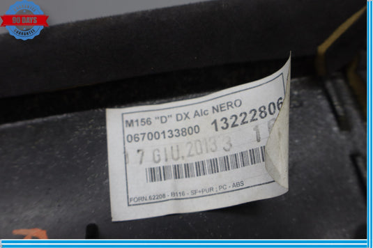 14-21 Maserati Quattroporte Rear Right Suede C Pillar Cover Trim Black Oem