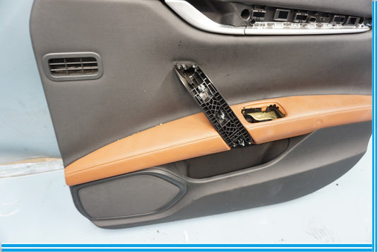 14-22 Maserati Ghibli Front Right Passenger Side Interior Door Panel Oem