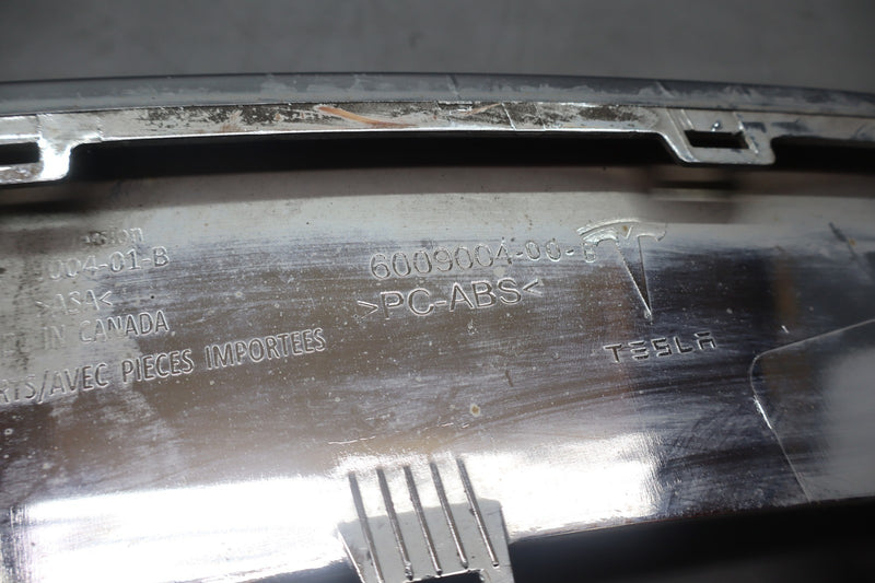 Load image into Gallery viewer, 12-15 Tesla Model S Rear Bumper Lower Trim Applique Molding 600900400B Oem
