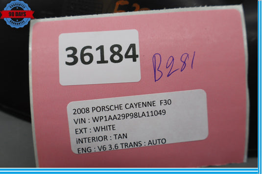 03-10 Porsche Cayenne Speedometer Cluster Speedometer Bezel 7L5857059 Oem