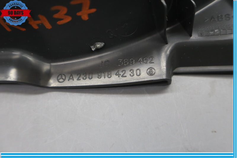 Load image into Gallery viewer, 03-12 Mercedes R230 SL550 Front Left Driver Seat Track Trim Cover Black Oem
