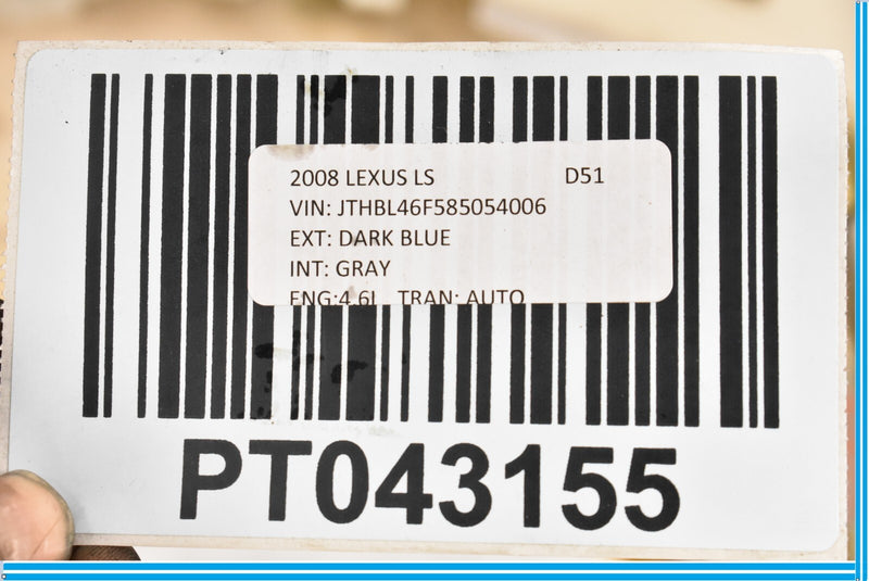Load image into Gallery viewer, 07-09 Lexus LS460 Right Passenger Side Upper Seat Cushion 7107450A30 Oem
