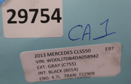 10-16 Mercedes CLS550 E350 Front Left Side Top Upper Control Arm A2123302711 Oem