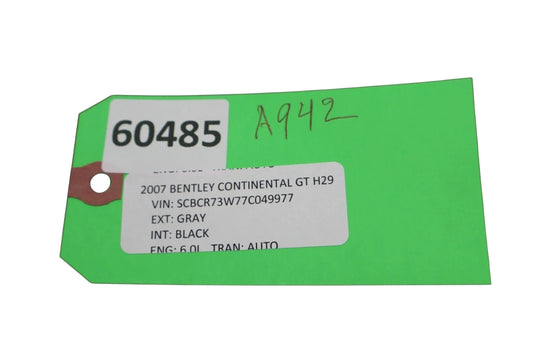 03-12 Bentley Continental GTC GT Center Console Cup Holder Bezel Trim Oem