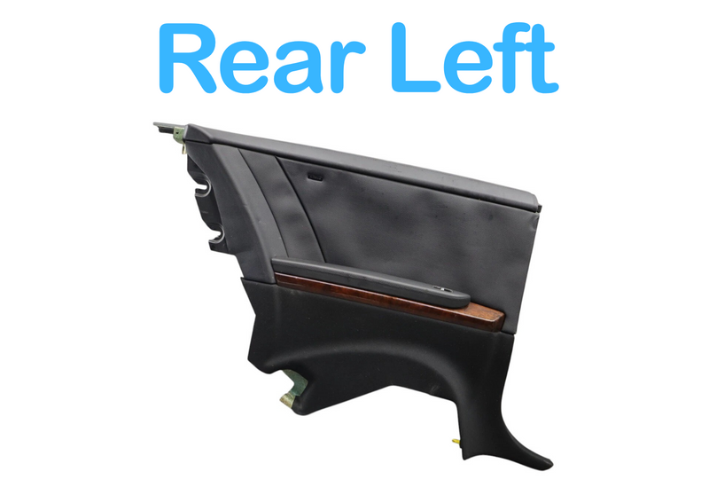 Load image into Gallery viewer, 07-14 Mercedes CL550 CL600 W216 Rear Left Driver Interior Door Panel Black Oem
