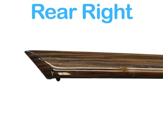 14-20 Maserati Ghibli M157 Rear Right Door Panel Cover Trim Wood 670015136 Oem