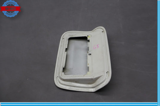09-15 BMW 740i 740Li 750i Fuel Tank Door Lid Trim White 51177198167 Oem