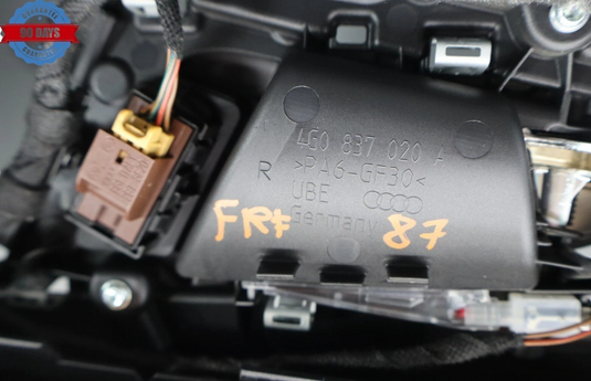 12-18 Audi A6 Quattro Front Right Passenger Side Interior Door Panel Black Oem