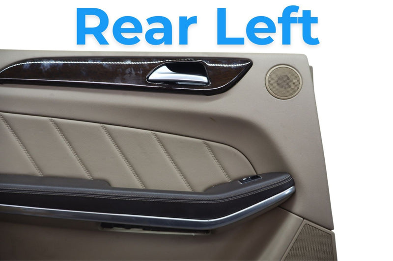 Load image into Gallery viewer, 13-16 Mercedes X166 GL450 GL550 Rear Left Driver Side Interior Door Panel Oem
