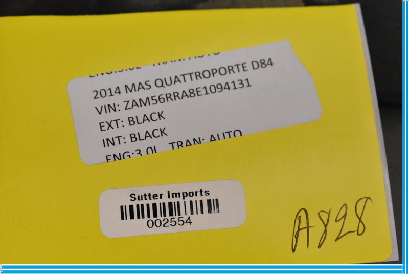 Load image into Gallery viewer, 14-16 Maserati Quattroporte Front Left Side Headlight Lamp Trim Cover Oem
