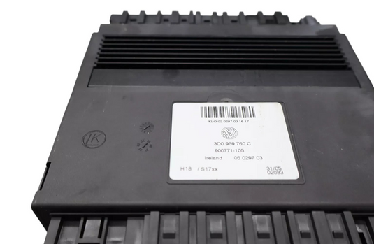 06-13 Bentley Continental Flying Spur Front Left Seat Control Module Black Oem