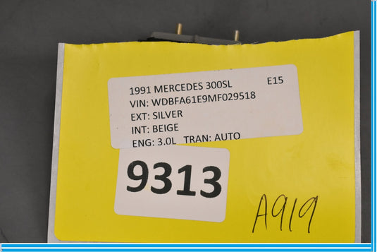 1991 Mercedes 300SL Power Antenna Switch 1298209310 Oem
