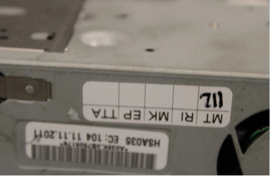 2012 Audi A8 Quattro Audio Radio CD Player Receiver Head Unit Black DA103858 OEM